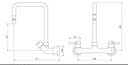 Ver imagem 2 de Misturador Cozinha Parede Deca Luxo Axis Bica Móvel - 1258c73