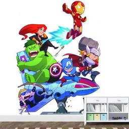 Papel De Parede Adesivo Infantil Vingadores - 2