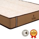 Ver imagem 3 de Cama Box Viúvo e Colchão Madrid Molas V-store 128x188x28 Bege