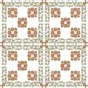 Ver imagem 2 de Papel de Parede Azulejo Flores Laranja Lavatório e Cozinha