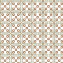 Ver imagem 1 de Papel de Parede Azulejo Flores Laranja Lavatório e Cozinha