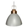 Lustre Pendente Utron King Estilo Industrial Alumínio 40cm - Cinza/Cobre Duo Color - 4
