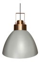 Ver imagem 4 de Lustre Pendente Utron King Estilo Industrial Alumínio 40cm - Cinza/cobre Duo Color