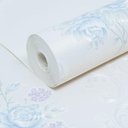 Ver imagem 3 de Papel De Parede Floral Lilás E Azul