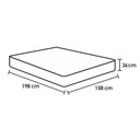 Ver imagem 2 de Colchão Queen Probel Molas Masterpocket Ensacadas Rubi Soft Gel Euro Pillow - 158x198x36