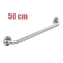 Ver imagem 2 de Kit Alça de Apoio Banheiro Inox Barras 30 cm e 50 cm Idoso Cadeirante Acessibilidade