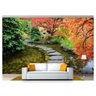 Papel de Parede Jardim Japonês Ponte Japão 3d 7,50m² Jjp29 - 1