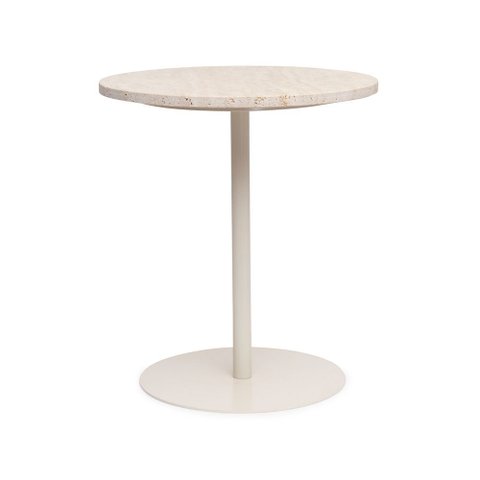 Mesa Decorativa de Apoio em Metal e Mármore 45cm 21368 Mart