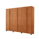 Ver imagem 2 de Guarda Roupa Casal Ortiz Mdf 6 Portas e 2 Gavetas com Pés Moderna Mobília