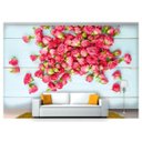 Ver imagem 1 de Papel de Parede Flores Rosas Romantico 3d Nfl211 3m²