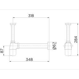 Sifao para Cozinha 1.1/2 Docol Cromado 661006 - 2