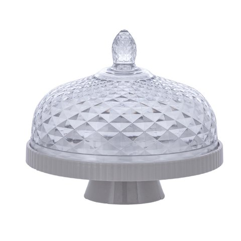 Quejeira Luxxor Branca 22cm C/ Tampa Acrílico