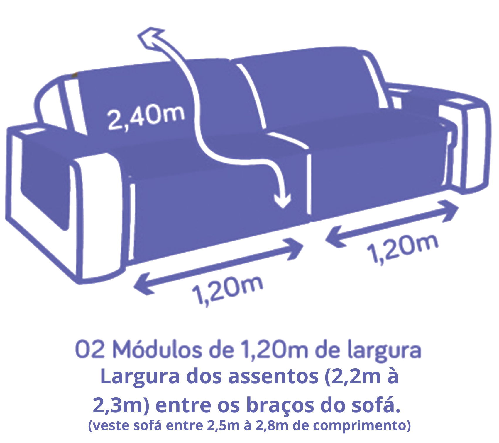 Protetor de sofá retratil matelado tamanho grande 4 e 5 lugares 2,2m cinza preto - 2