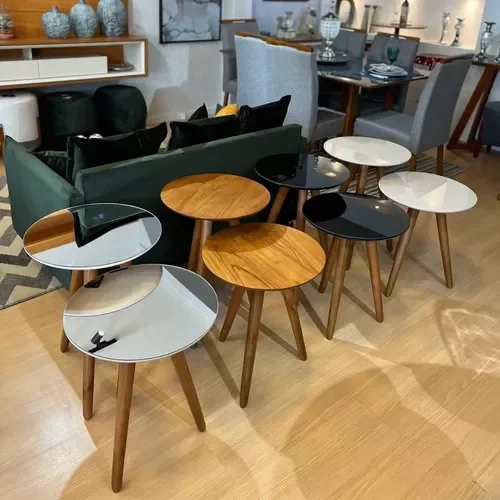 Ver imagem 2 de Mesa de Canto Bella Off Cinamomo Deline