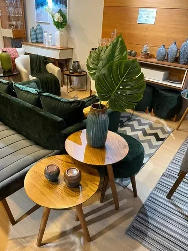 Ver imagem 1 de Mesa de Canto Bella Off Cinamomo Deline