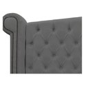 Ver imagem 3 de Cabeceira Estofada Veneza 195cm Suede Cinza