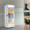 Refrigerador Expositor Vertical Hq 200 Litros Frost Free Branco Hq-200revpvff - 4