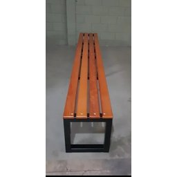 Banco de Vestiário Estilo/Modelo Industrial - Área Externa (3,00 x 0,40) - 6