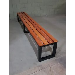Banco de Vestiário Estilo/Modelo Industrial - Área Externa (3,00 x 0,40) - 4