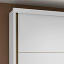 Ver imagem 3 de Guarda Roupa Easy Max 2 Portas S Espelhos e Pés Branco Lopas