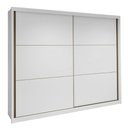 Ver imagem 1 de Guarda Roupa Easy Max 2 Portas S Espelhos e Pés Branco Lopas