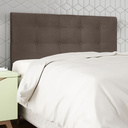 Ver imagem 2 de Cabeceira Estofada Cama King 195 cm Suede Marrom