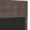 Ver imagem 4 de Cabeceira Estofada Cama King 195 cm Suede Marrom