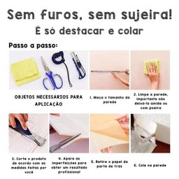 Papel De Parede Tijolo Escuro Adesivo Revestimento 3D 5 Uni - 5