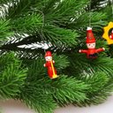 Ver imagem 2 de Enfeite de Natal Madeira Arvore Natalina Pigente Boneco Decoraçao Festa Fim de Ano Ornamentaçao Even