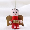 Ver imagem 6 de Enfeite de Natal Madeira Arvore Natalina Pigente Boneco Decoraçao Festa Fim de Ano Ornamentaçao Even