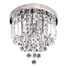 Lustre Redondo Chuva Cristais Retangulos Legitimos K9 30cm - 3