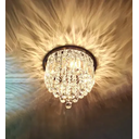 Ver imagem 5 de Lustre Redondo Chuva Cristais Retangulos Legitimos K9 30cm