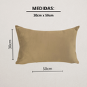 Ver imagem 2 de Kit 2 Capa Almofada Veludo Lisa 35 X 35 Ziper - Chocolate