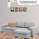 Ver imagem 5 de Kit 2 Capa Almofada Veludo Lisa 35 X 35 Ziper - Chocolate
