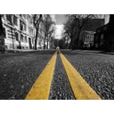 Ver imagem 2 de Papel de Parede Cidade Asfalto Preto e Branco Ncd148