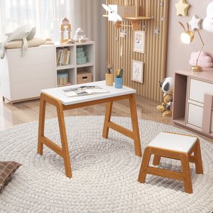 Conjunto Mesa Infantil com Banqueta Encanto Modelo Montessori