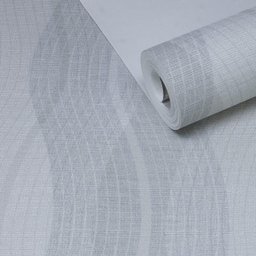 Papel De Parede Vinilizado Geométrico Cinza - 2