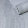 Papel De Parede Vinilizado Geométrico Cinza - 2