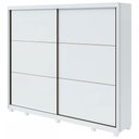 Ver imagem 2 de Guarda-Roupa Casal Toronto 2 Portas 6 Gavetas 100% Mdf Branco - Móveis Lopas