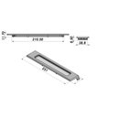 Ver imagem 4 de Concha de Embutir Isero Classic Retangular 50x250 - Cromado