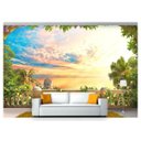 Ver imagem 1 de Papel De Parede Paisagem Varanda Por Do Sol Dah11