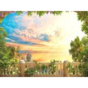 Ver imagem 2 de Papel De Parede Paisagem Varanda Por Do Sol Dah11