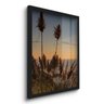 Quadro Decorativo Pampas Lago Plantas 45x33 C/vidro - 2