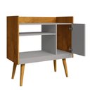 Ver imagem 4 de Aparador Bar Cafe 1 Porta Cafe 71 Cm Cinamomo Off White Bechara