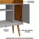 Ver imagem 5 de Aparador Bar Cafe 1 Porta Cafe 71 Cm Cinamomo Off White Bechara