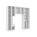 Ver imagem 6 de Quarto Modulado Adapt 7 Portas 1 Gaveta MDP 246cm Branco
