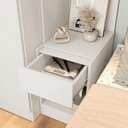 Ver imagem 7 de Quarto Modulado Adapt 7 Portas 1 Gaveta MDP 246cm Branco