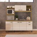 Ver imagem 1 de Cozinha Indekes Sevilha 6 Portas 1 Gaveta Sem Tampo 1,82M 6170 6170-1-768