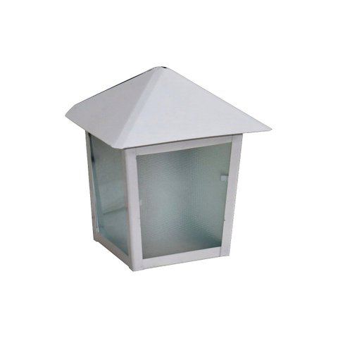 Luminária Verona Parafusar na Parede Alumínio Branco 20x11cm Ouro Minas