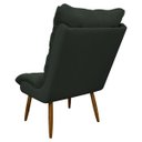 Ver imagem 7 de Poltrona Decorativa para Sala Consultório Clínica Recepção Salão Manicure Sufler Decorativa Linho